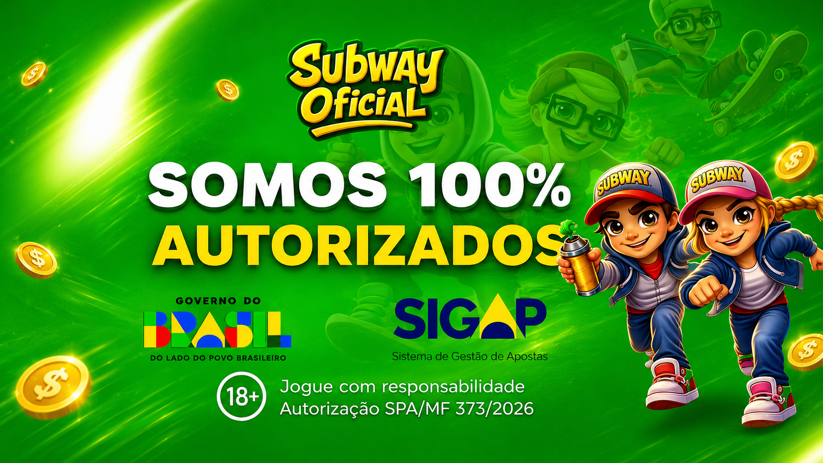 Somos 100% autorizados.
